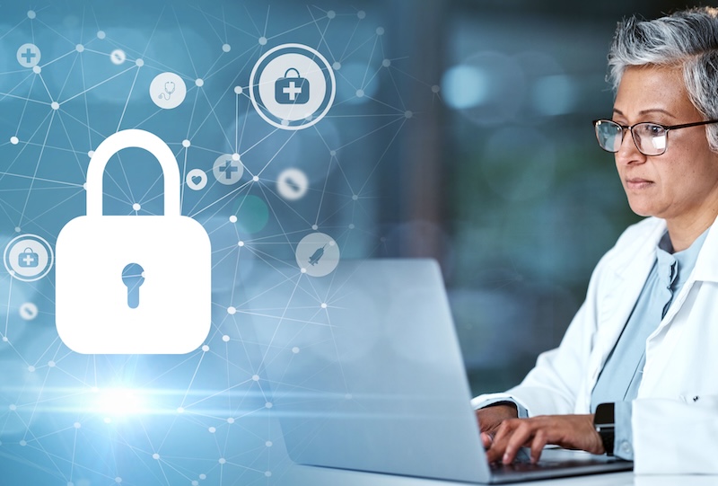 dental patient data security and compliance concept