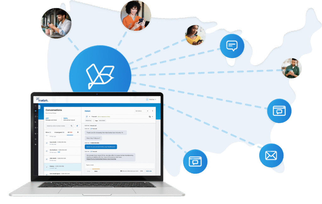 Managing clients in different locations